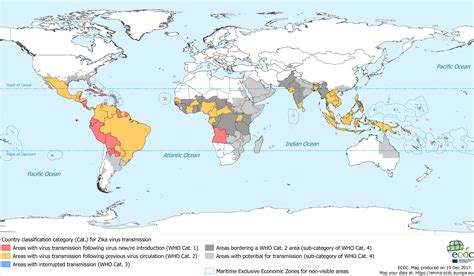 zika virus map